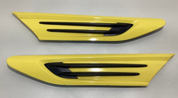 2017-2020 Subaru BRZ OEM Fender Trim Panels / Pair / Fits Scions FRS Toyota 86 / Charlesite Yellow FB049