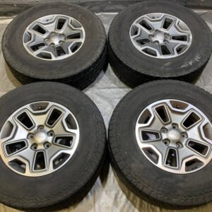 2013-2017 Jeep Wrangler JK Rubicon 17" OEM Wheels Rims w/ Tires / Set of 4 / JK007