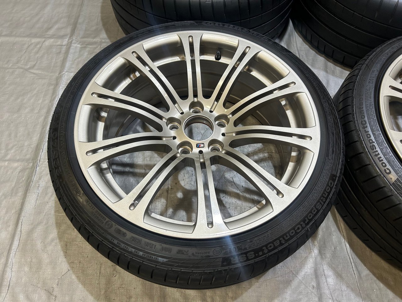 2008-2013 E90 E92 E93 BMW M3 19" Style 220M Double Spoke Wheels Rims w/ Tires / Set of 4 / E9M04 - Image 3