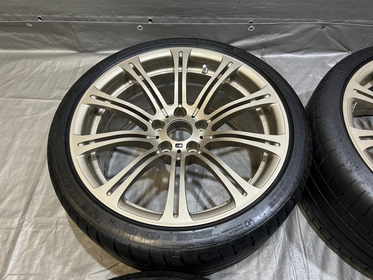 2008-2013 E90 E92 E93 BMW M3 19" Style 220M Double Spoke Wheels Rims w/ Tires / Set of 4 / E9M04 - Image 4