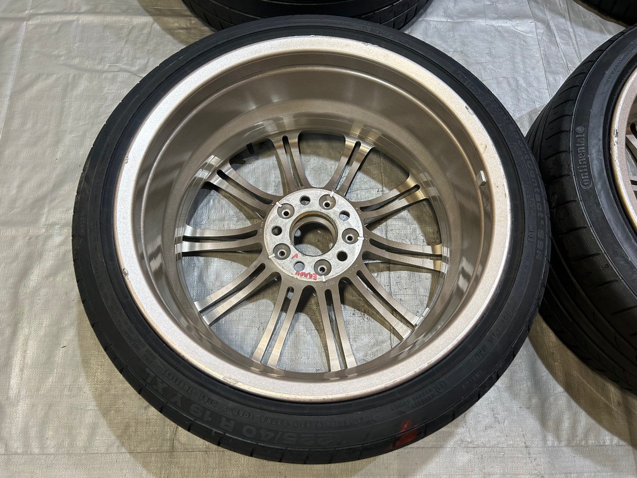 2008-2013 E90 E92 E93 BMW M3 19" Style 220M Double Spoke Wheels Rims w/ Tires / Set of 4 / E9M04 - Image 13
