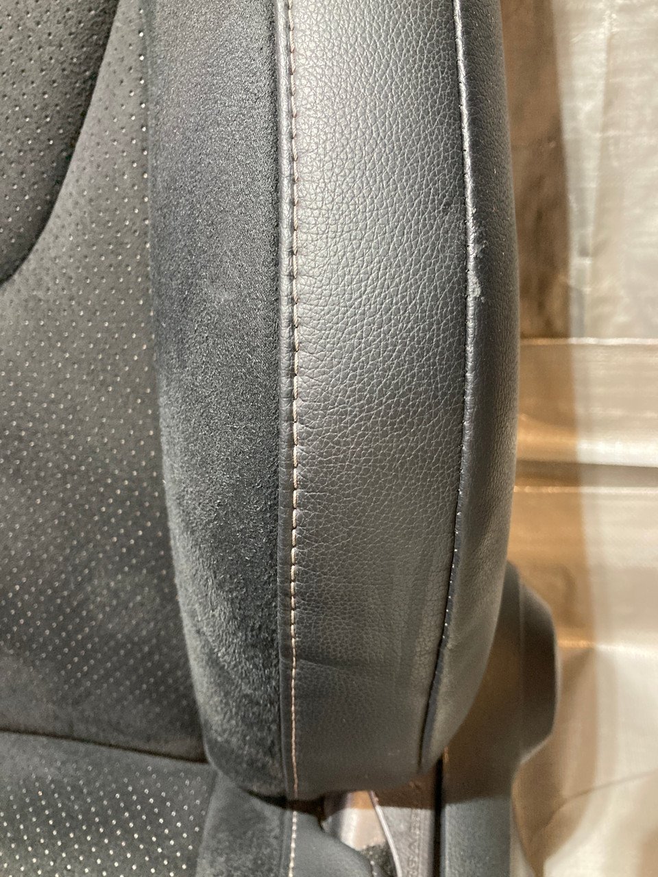 2023-2025 Toyota GR Corolla Premium Front Seats / Black Leather / Suede / Pair / GRC01 - Image 8
