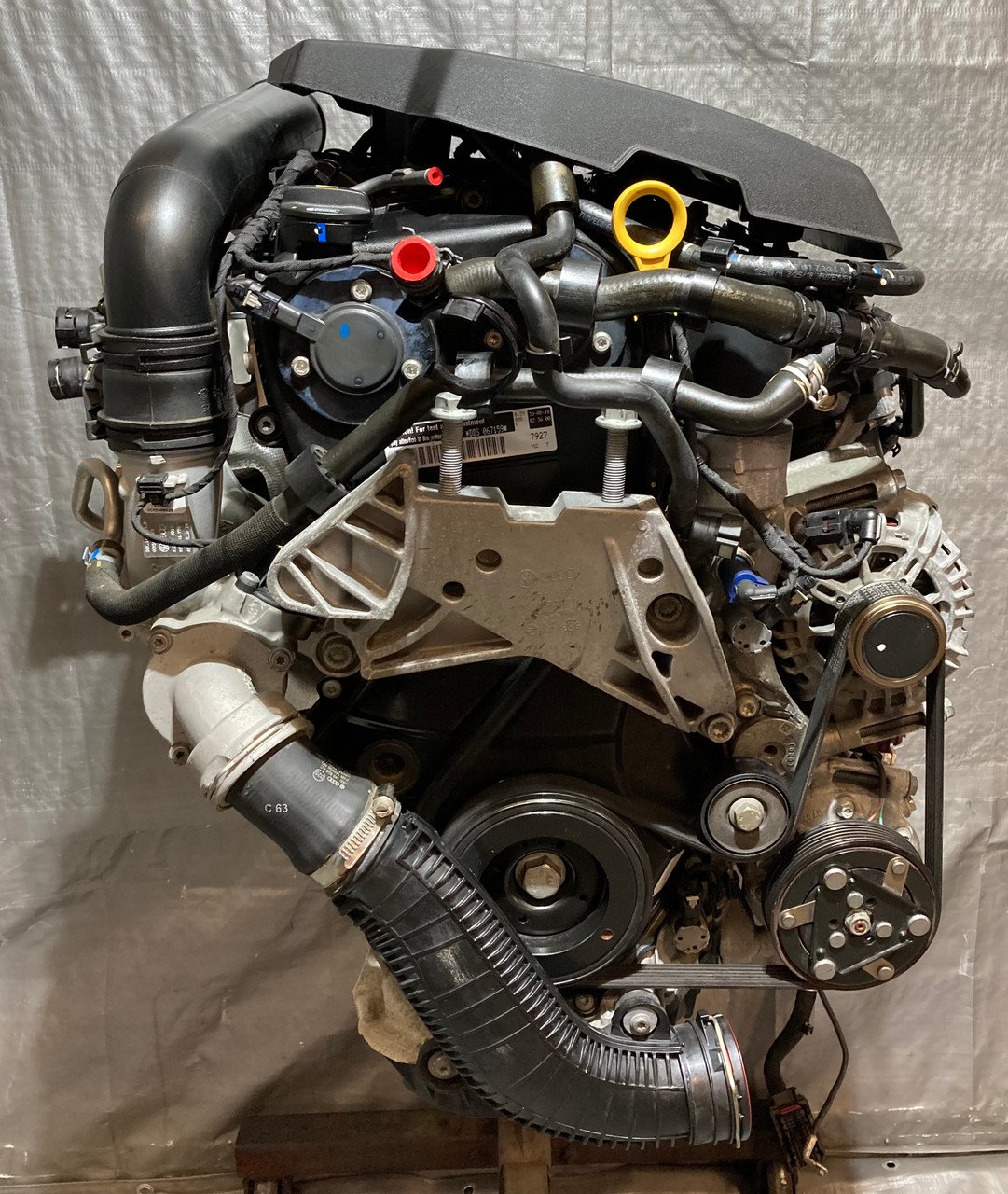 2018-2019 Volkswagen Beetle 2.0T Engine Long Block w/ Turbocharger / DDS / 26K VB009 - Image 3