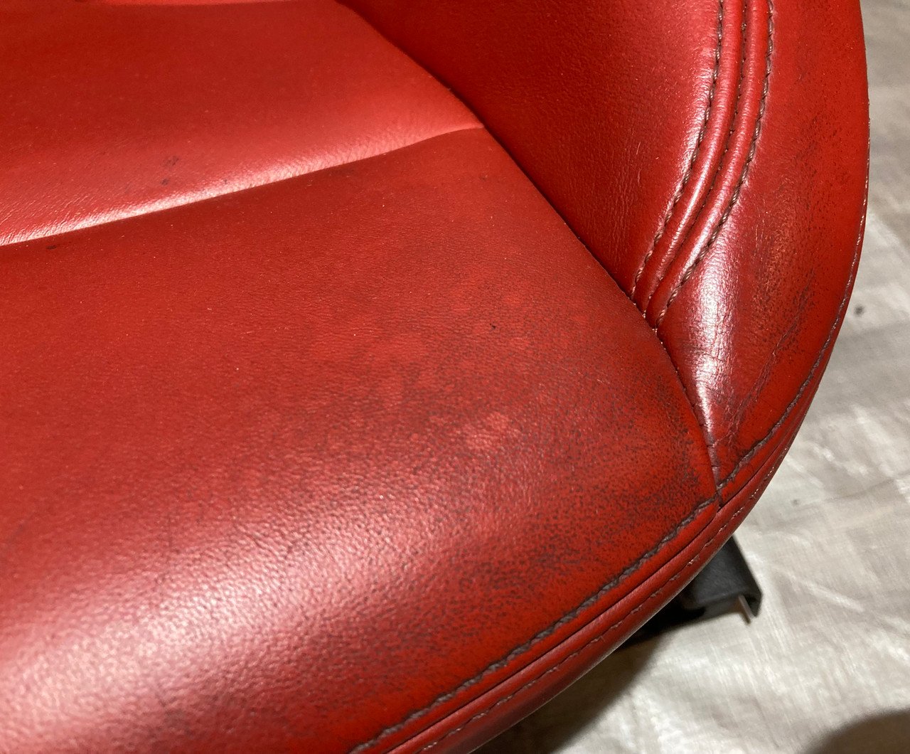 2015-2020 F82 BMW M4 Coupe Competition Package Sakhir Orange Merino Leather Front Seats / Heated / F8M05 - Image 4