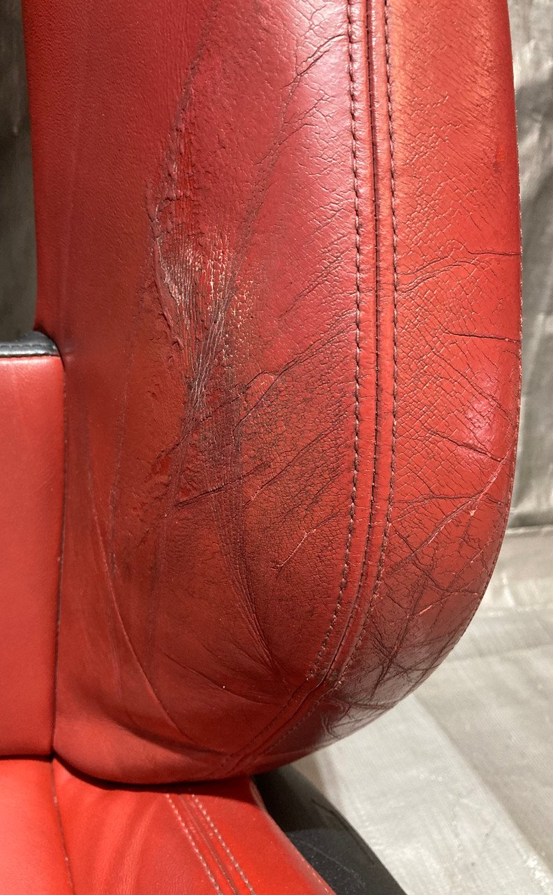 2015-2020 F82 BMW M4 Coupe Competition Package Sakhir Orange Merino Leather Front Seats / Heated / F8M05 - Image 5