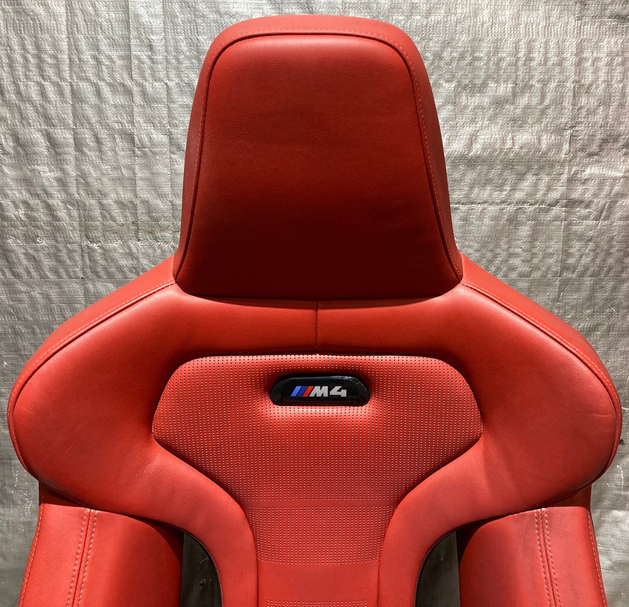 2015-2020 F82 BMW M4 Coupe Competition Package Sakhir Orange Merino Leather Front Seats / Heated / F8M05 - Image 11