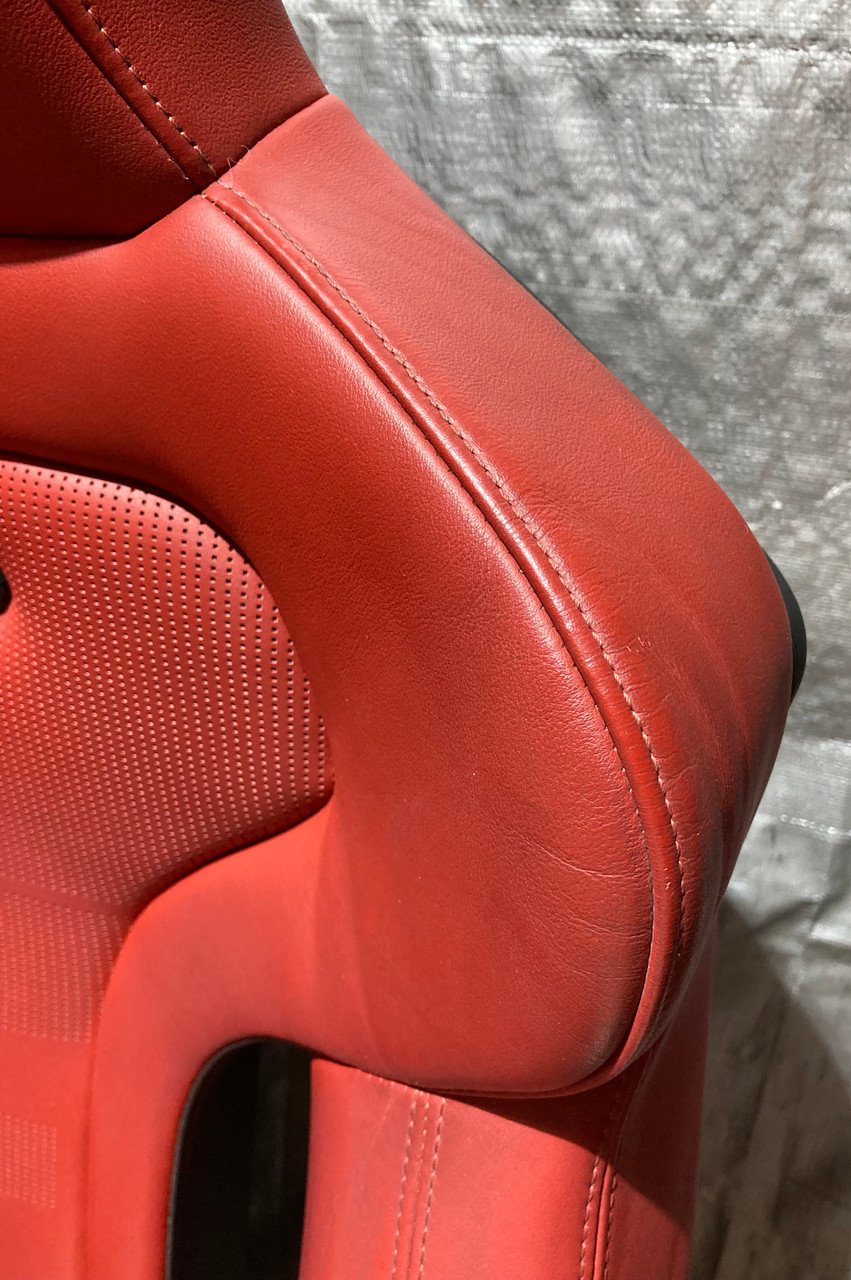 2015-2020 F82 BMW M4 Coupe Competition Package Sakhir Orange Merino Leather Front Seats / Heated / F8M05 - Image 6