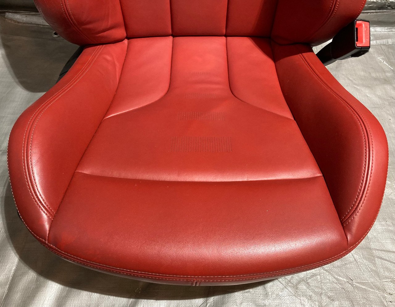 2015-2020 F82 BMW M4 Coupe Competition Package Sakhir Orange Merino Leather Front Seats / Heated / F8M05 - Image 17