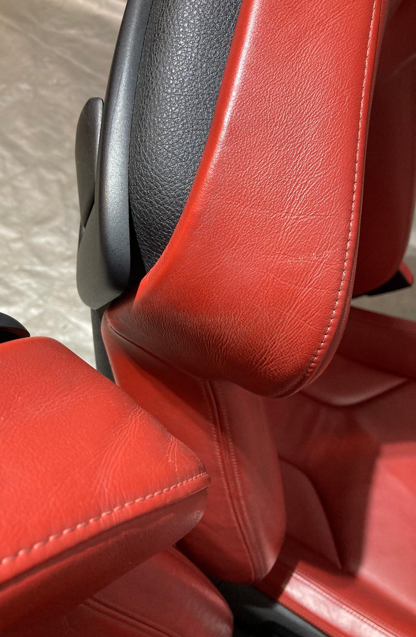 2015-2020 F82 BMW M4 Coupe Competition Package Sakhir Orange Merino Leather Front Seats / Heated / F8M05 - Image 24