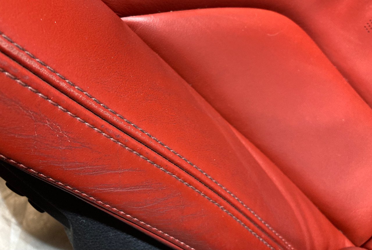 2015-2020 F82 BMW M4 Coupe Competition Package Sakhir Orange Merino Leather Front Seats / Heated / F8M05 - Image 28
