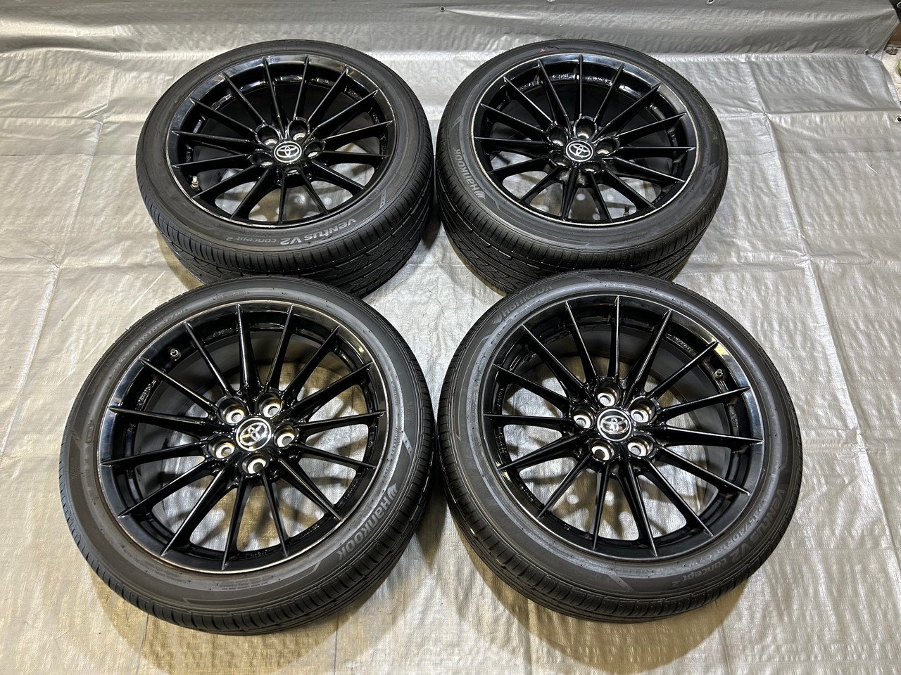 2023-2025 Toyota GR Corolla Premium 18x8.5" Wheels Rims w/ Tires / Set of 4 *DAMAGED* GRC01