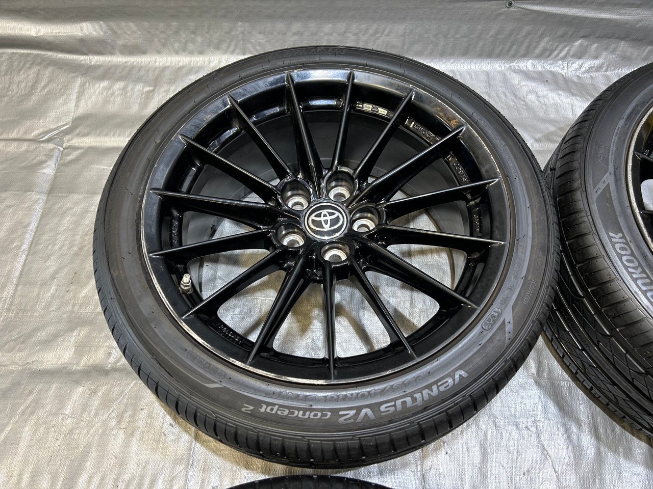 2023-2025 Toyota GR Corolla Premium 18x8.5" Wheels Rims w/ Tires / Set of 4 *DAMAGED* GRC01 - Image 5