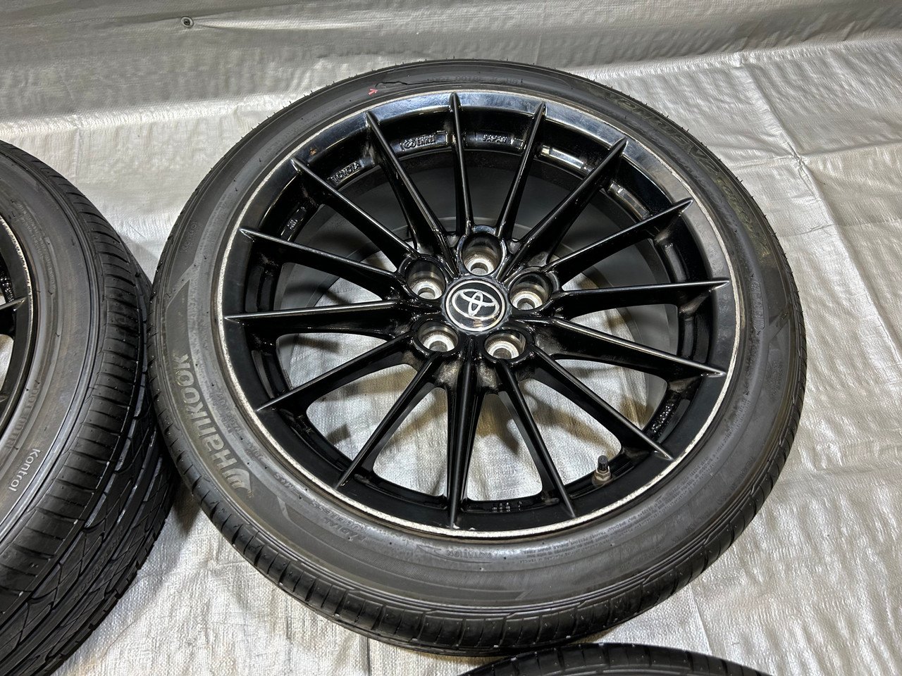 2023-2025 Toyota GR Corolla Premium 18x8.5" Wheels Rims w/ Tires / Set of 4 *DAMAGED* GRC01 - Image 6