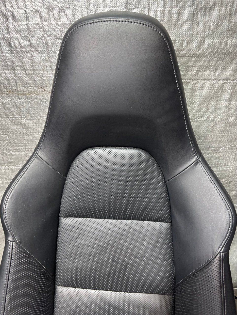 2013-2016 Porsche 981 Boxster 18-Way Adaptive Sport Seats w/ Ventilation / Black Leather / Pair / BC206 - Image 8