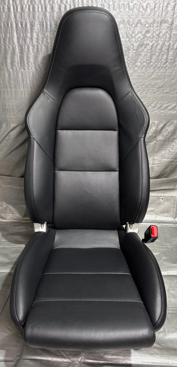 2013-2016 Porsche 981 Boxster 18-Way Adaptive Sport Seats w/ Ventilation / Black Leather / Pair / BC206 - Image 11
