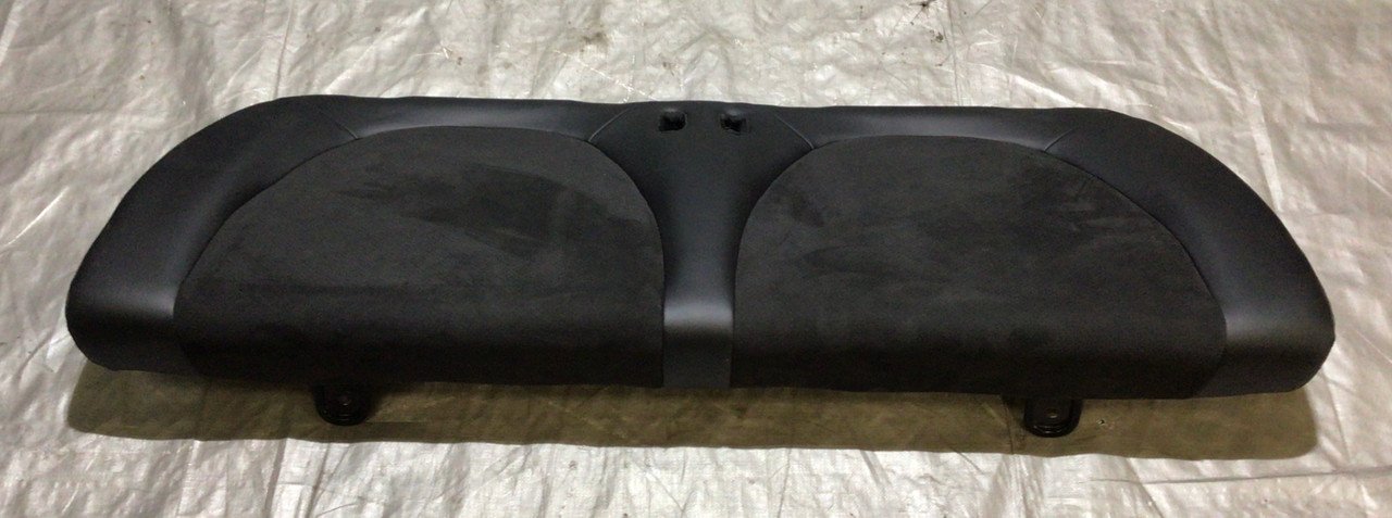 2014 Fiat 500c GQ Edition Black Leather / Suede Front & Rear Seat Set / F5017 - Image 39