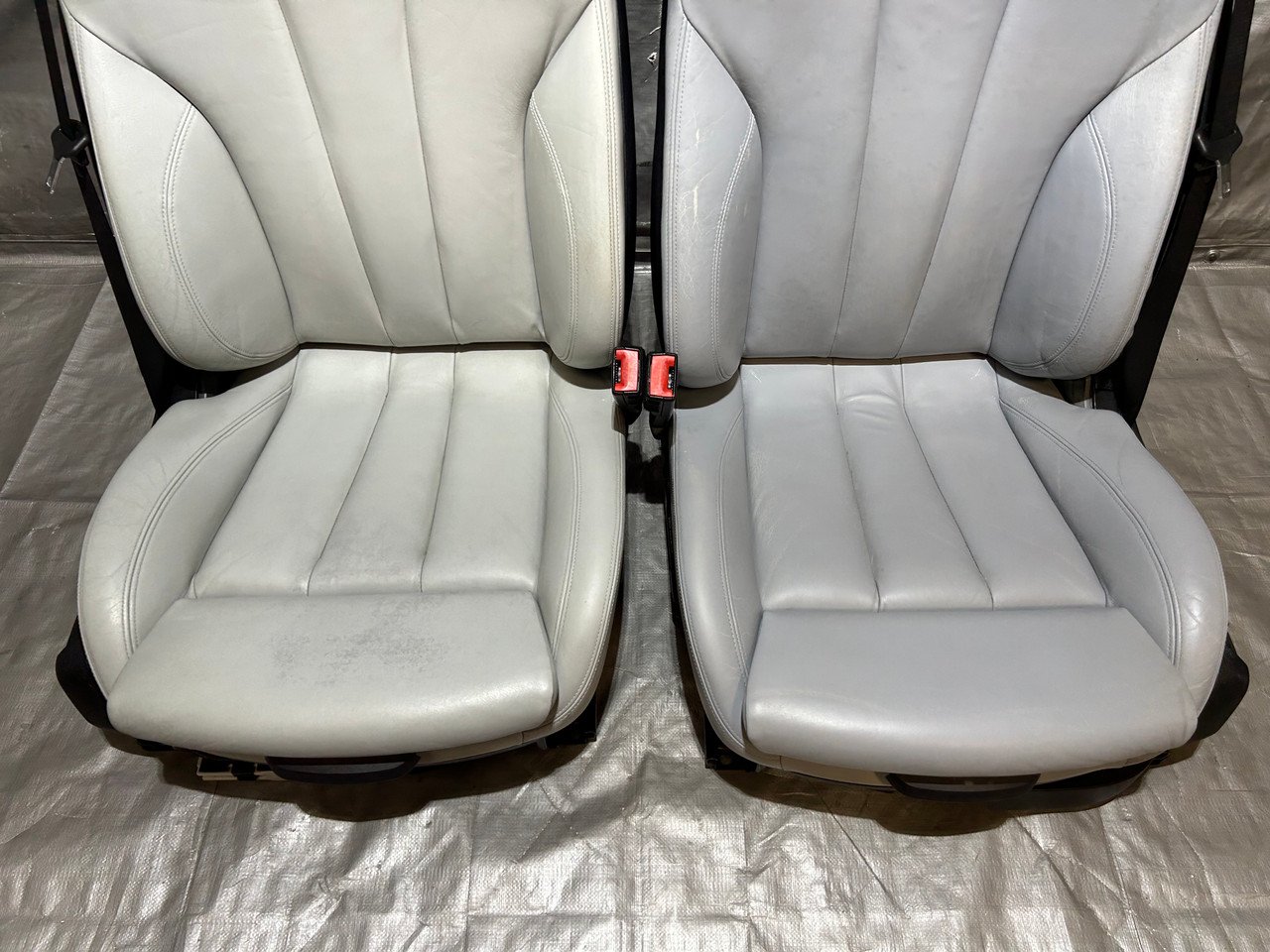 2015-2020 F83 BMW M4 Convertible Silverstone Merino Leather Front Seats / Heated w/ Neck Warmer / F8M02 - Image 2