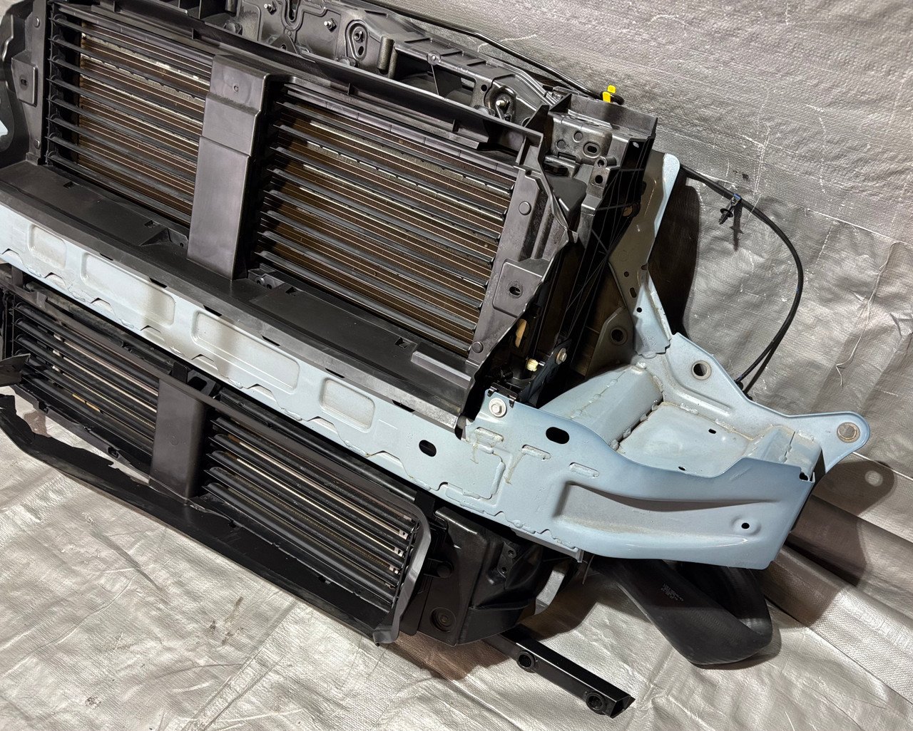 2022-2023 Ford Maverick 2.0l Front Core Support / Radiator / Cooling Fan Assembly / 29K MV005 - Image 3