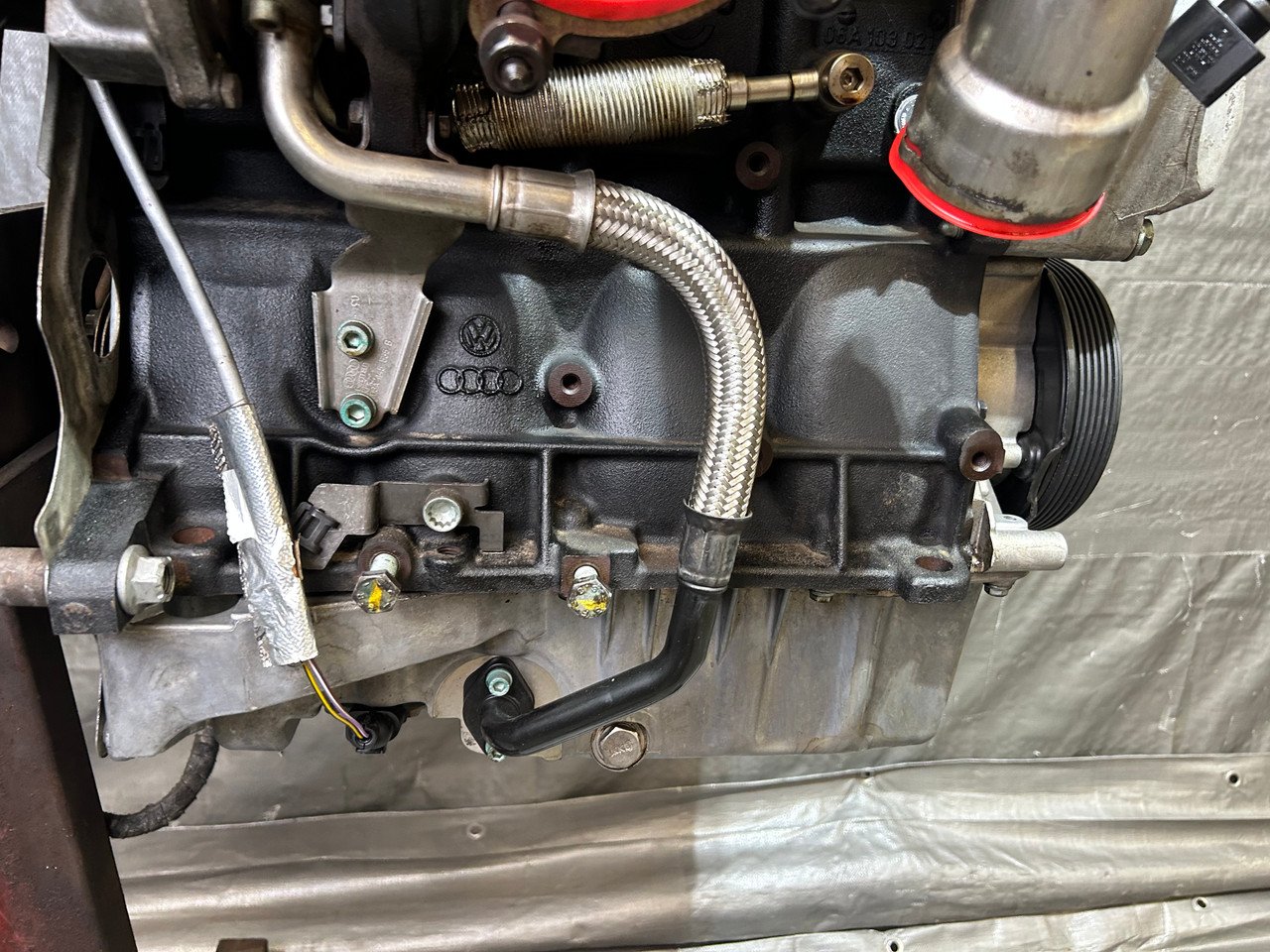 2002-2006 Audi TT 180hp 1.8l Engine Long Block w/ Turbocharger / AWP / 81K T1036 - Image 16