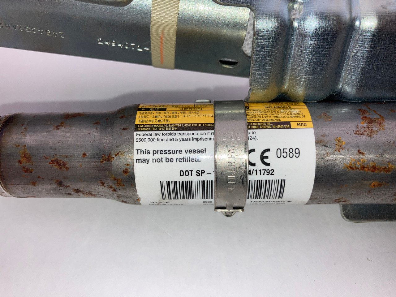2016-2023 Toyota Tacoma AccessCab OEM Driver Side Curtain Air Bag / SRS / TC004 - Image 4