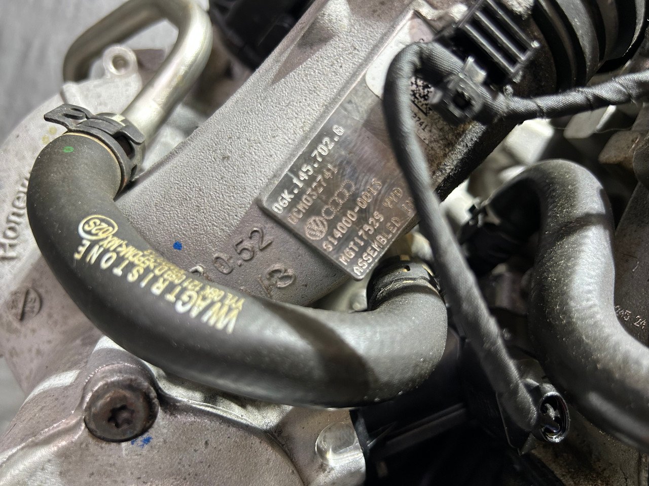 2013-2014 Volkswagen Beetle 2.0T Engine Long Block w/ Turbocharger / CPP / 89K VB012 - Image 17