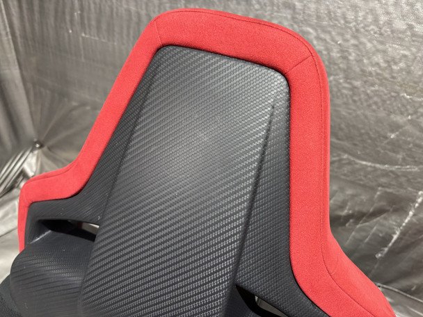 2017-2021 FK8 Honda Civic Type R Front Bucket Seats / Red Suede / Pair / TR106 - Image 4