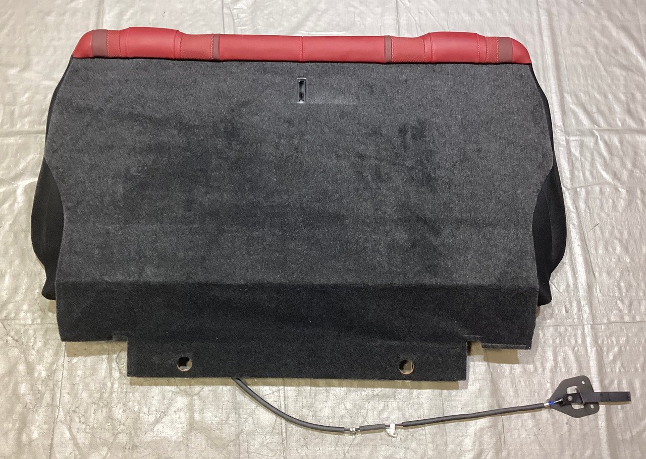 2017-2020 Infiniti Q60 Monaco Red Leather Rear Seat Set / OEM / IQ604 - Image 24