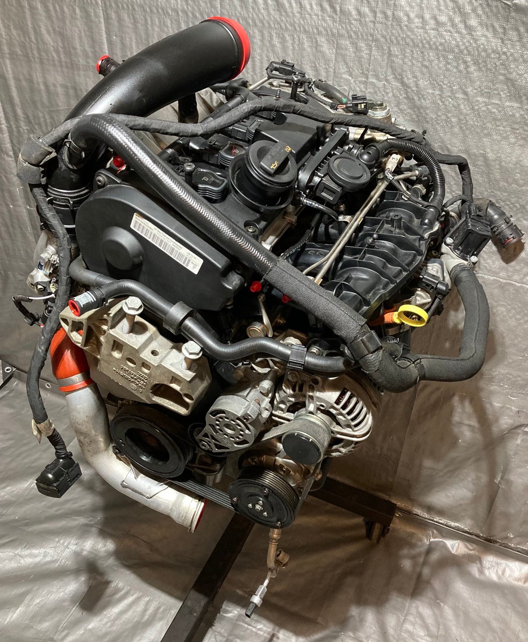 2009-2010 Audi TTS 2.0 FSI Engine Long Block w/ Turbocharger / CDMA *DAMAGE* / 127K T2013