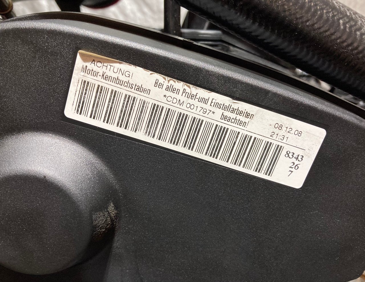 2009-2010 Audi TTS 2.0 FSI Engine Long Block w/ Turbocharger / CDMA *DAMAGE* / 127K T2013 - Image 18