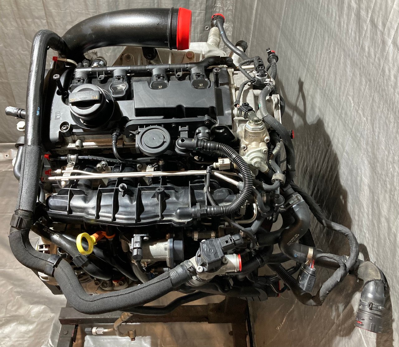 2009-2010 Audi TTS 2.0 FSI Engine Long Block w/ Turbocharger / CDMA *DAMAGE* / 127K T2013 - Image 17