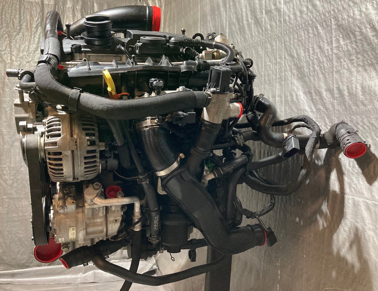 2009-2010 Audi TTS 2.0 FSI Engine Long Block w/ Turbocharger / CDMA *DAMAGE* / 127K T2013 - Image 11