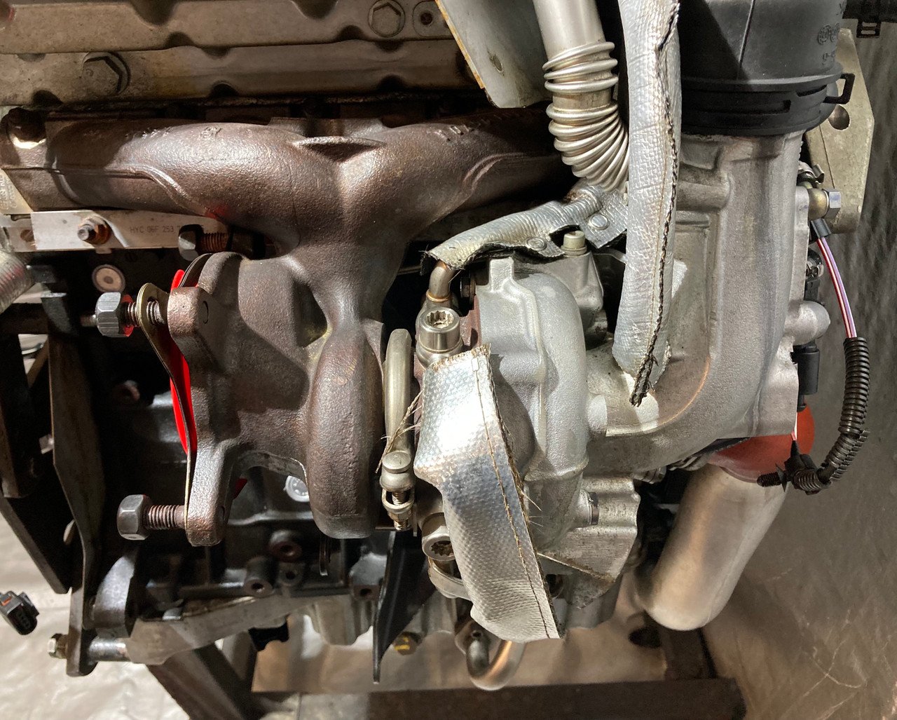 2009-2010 Audi TTS 2.0 FSI Engine Long Block w/ Turbocharger / CDMA *DAMAGE* / 127K T2013 - Image 9
