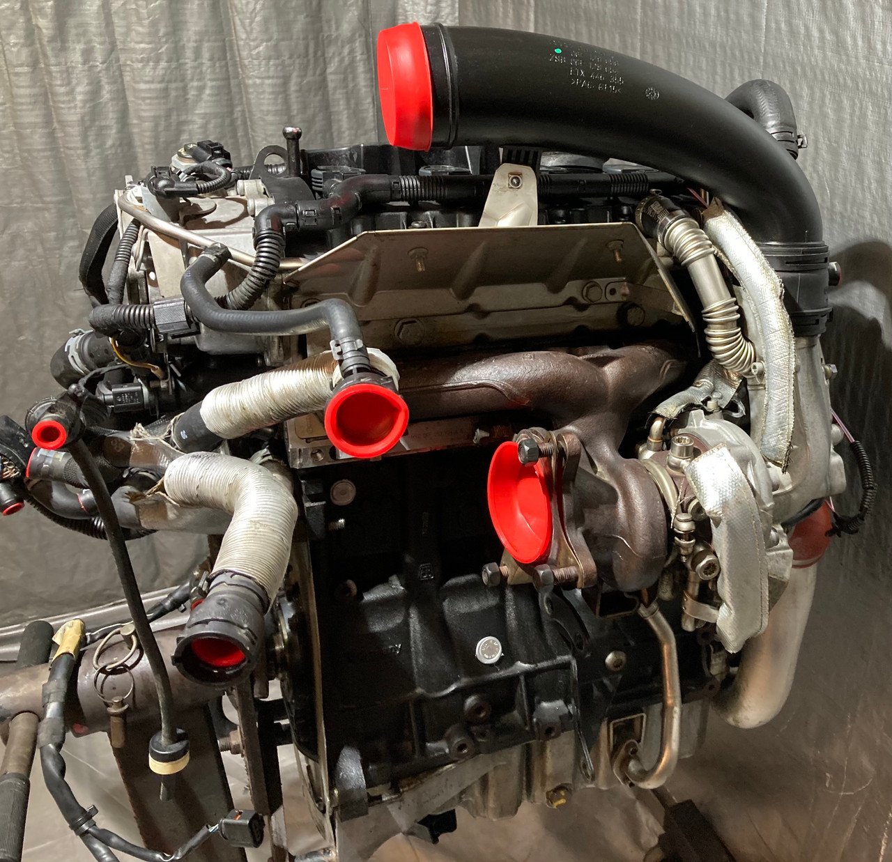 2009-2010 Audi TTS 2.0 FSI Engine Long Block w/ Turbocharger / CDMA *DAMAGE* / 127K T2013 - Image 8