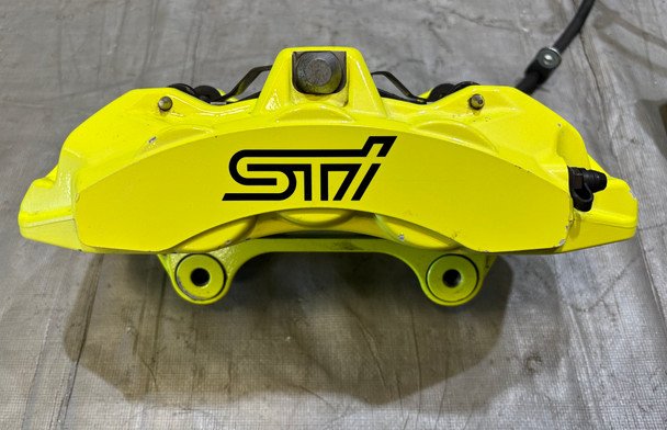 2018-2020 Subaru WRX STI 6 Piston Brembo Brake Calipers w/ Rotors / Set of 4 / 61K SS019 - Image 6