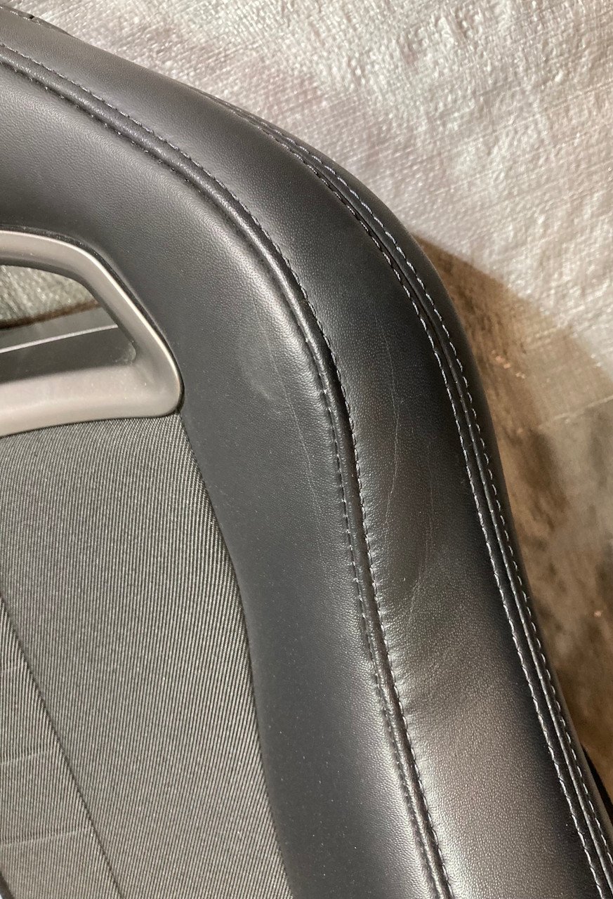2019-2022 Hyundai Veloster N Light Sport Bucket Seats / Pair / Black Leatherette / HV010 - Image 5