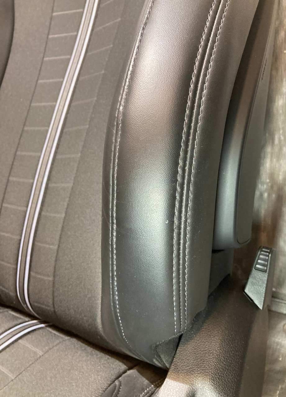 2019-2022 Hyundai Veloster N Light Sport Bucket Seats / Pair / Black Leatherette / HV010 - Image 4