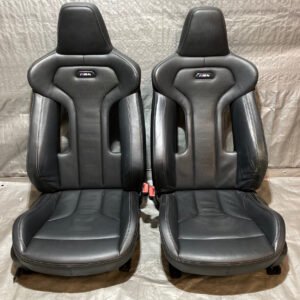 2015-2020 F82 BMW M4 Coupe Competition Package Black Merino Leather Front Seats / Heated / F8M04