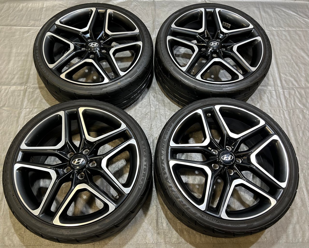 2019-2022 Hyundai Veloster N Performance Package 19" Wheels Rims w/ Tires / Set of 4 / HV008