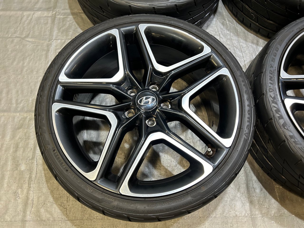 2019-2022 Hyundai Veloster N Performance Package 19" Wheels Rims w/ Tires / Set of 4 / HV008 - Image 3