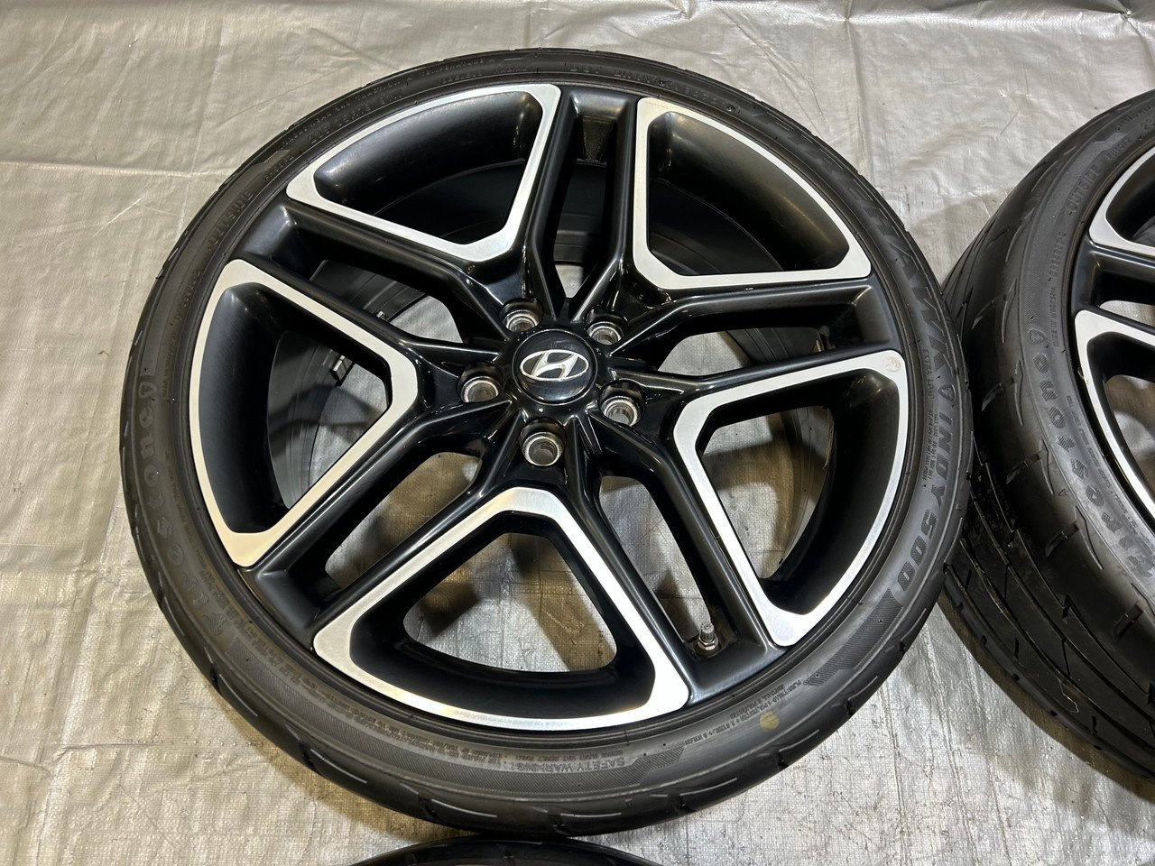 2019-2022 Hyundai Veloster N Performance Package 19" Wheels Rims w/ Tires / Set of 4 / HV008 - Image 4