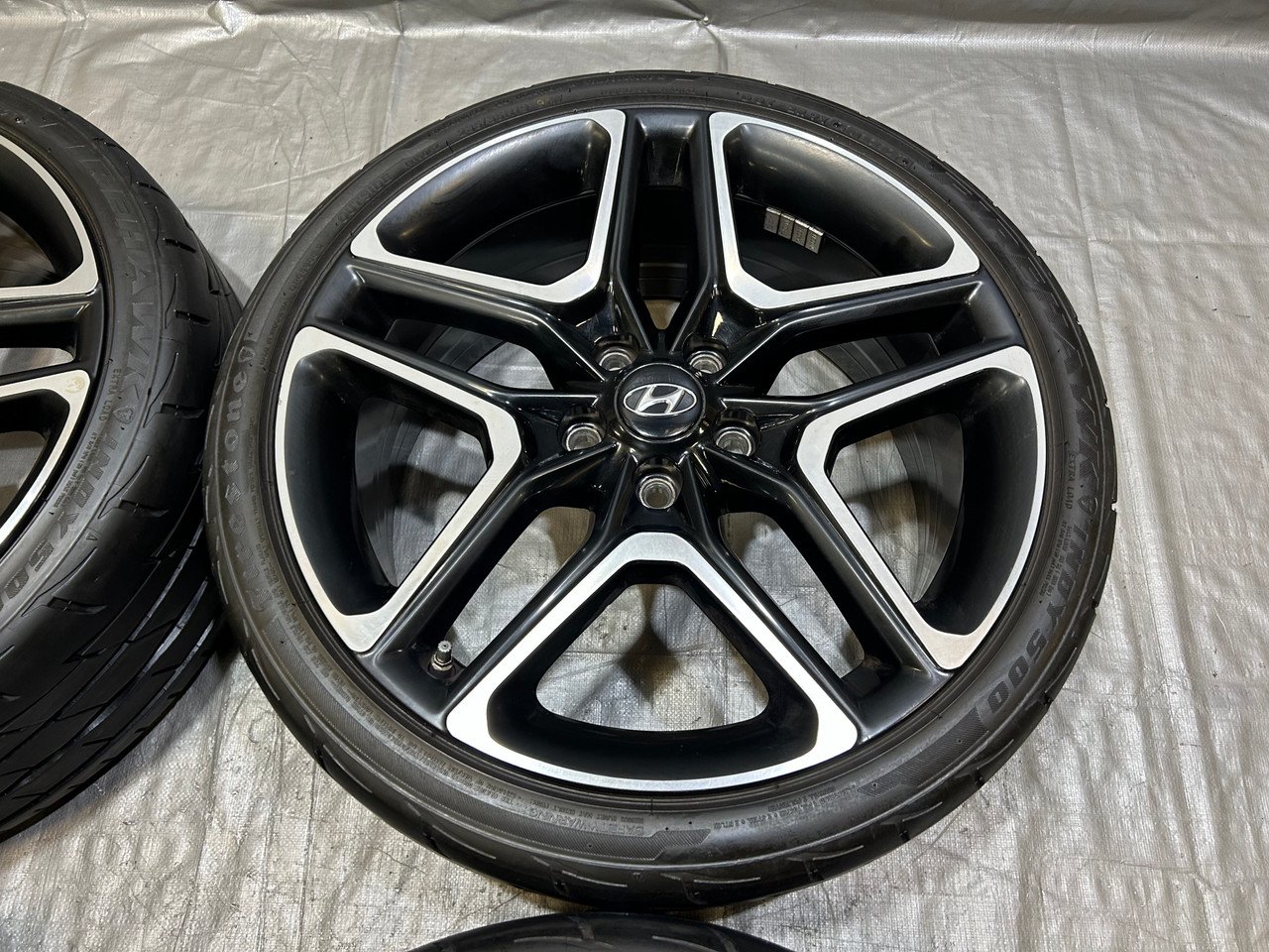 2019-2022 Hyundai Veloster N Performance Package 19" Wheels Rims w/ Tires / Set of 4 / HV008 - Image 11