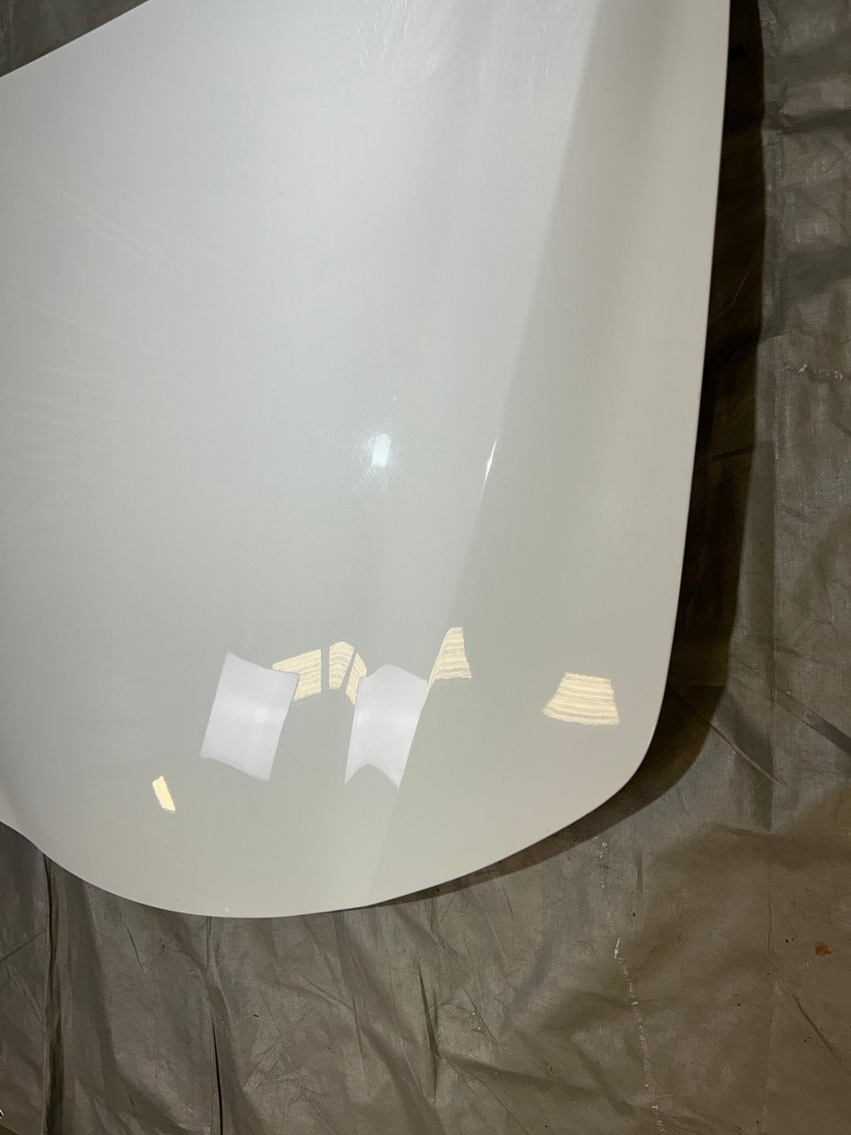 2017-2022 Alfa Romeo Giulia OEM Aluminum Hood Panel / Alfa White / AG005 - Image 5