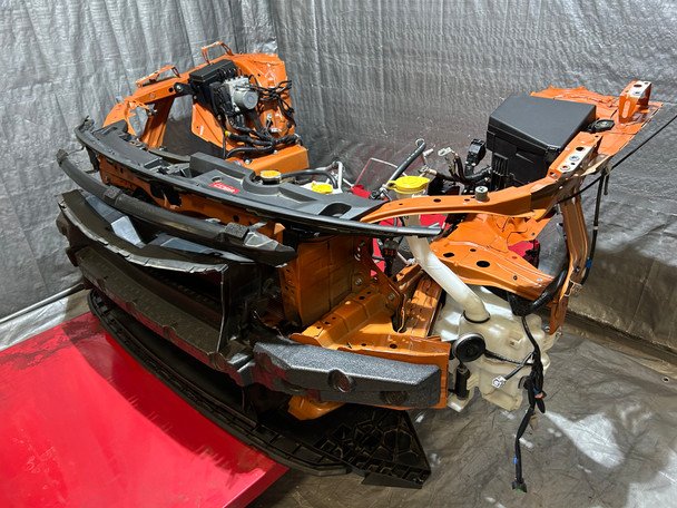 2022-2024 Subaru WRX Front Core Support Assembly w/ Radiator / Solar Orange Pearl SW004 - Image 3