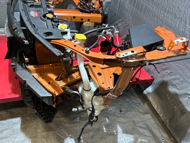 2022-2024 Subaru WRX Front Core Support Assembly w/ Radiator / Solar Orange Pearl SW004 - Image 4