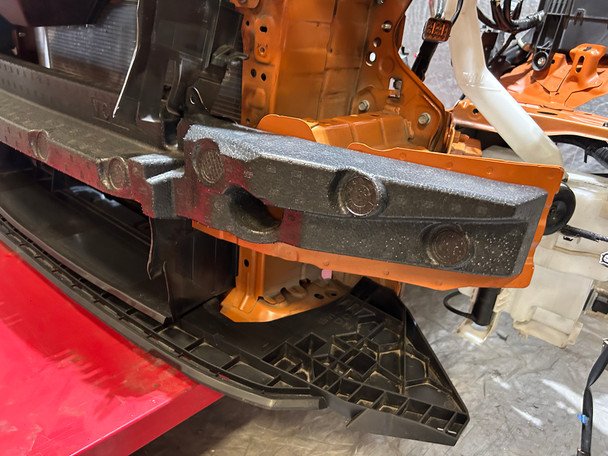 2022-2024 Subaru WRX Front Core Support Assembly w/ Radiator / Solar Orange Pearl SW004 - Image 8
