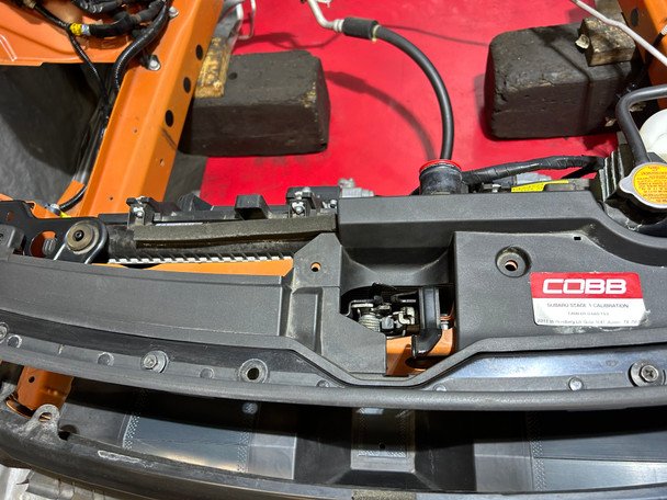 2022-2024 Subaru WRX Front Core Support Assembly w/ Radiator / Solar Orange Pearl SW004 - Image 10