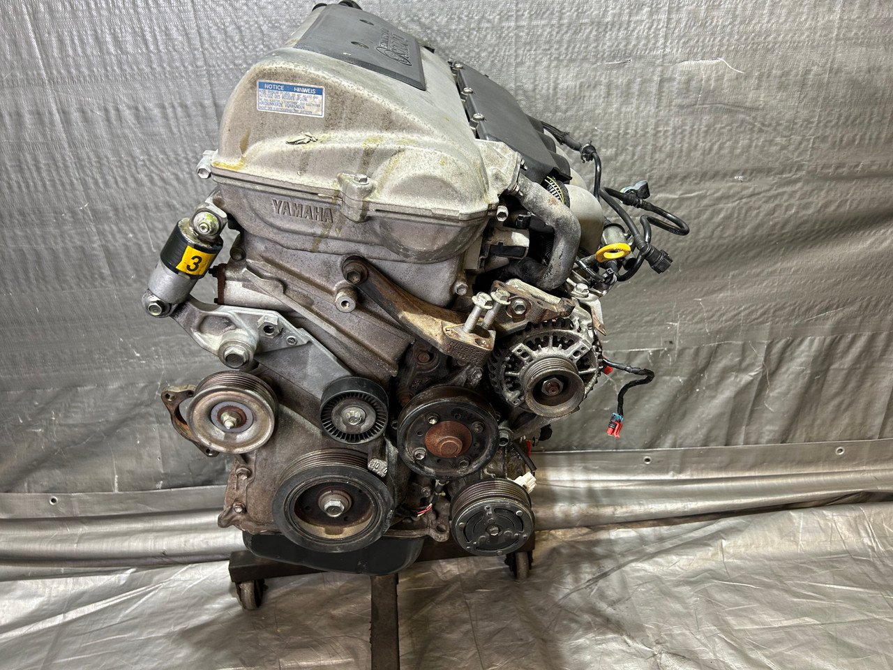 2005-2011 Lotus Elise Exige 1.8l 2ZZ-GE Engine Long Block *DAMAGE* / 162K LEL03 - Image 3
