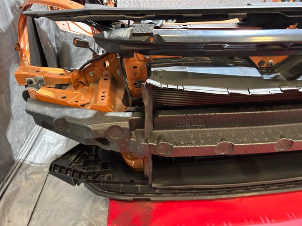 2022-2024 Subaru WRX Front Core Support Assembly w/ Radiator / Solar Orange Pearl SW004 - Image 11