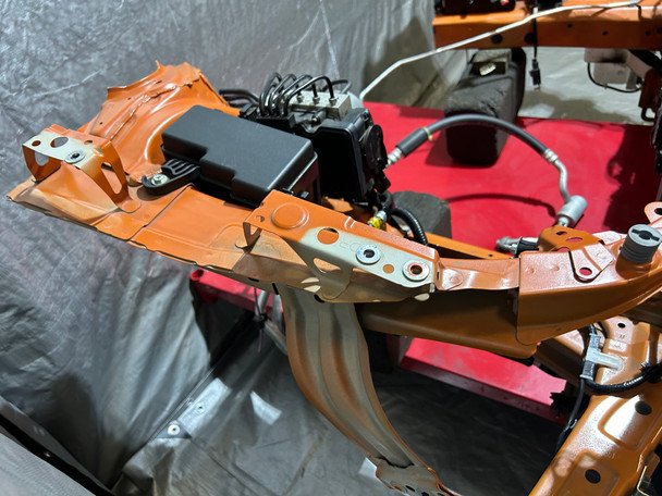 2022-2024 Subaru WRX Front Core Support Assembly w/ Radiator / Solar Orange Pearl SW004 - Image 12