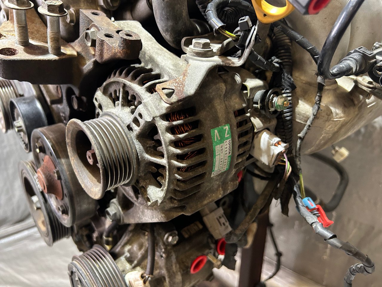 2005-2011 Lotus Elise Exige 1.8l 2ZZ-GE Engine Long Block *DAMAGE* / 162K LEL03 - Image 9